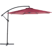 RAVENNA - Zweefparasol - Bordeaux - Polyester