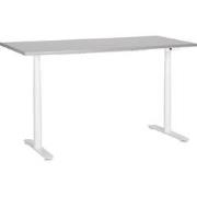 DESTINAS - Elektrisch Verstelbaar bureau - Lichtgrijs - 160 cm - MDF