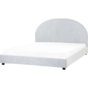 VAUCLUSE - Tweepersoonsbed - Lichtblauw - 160 x 200 cm - Stof