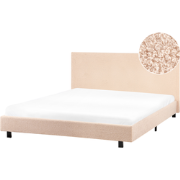 ALBI - Waterbed - Beige - 160 x 200 cm - Bouclé