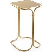 Bijzettafel met rechthoekig metalen blad H52 cm - ELI