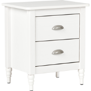 SHILLINGTON - Nachtkastje 2 lades - Wit - Dennenhout