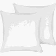 TRIGLAV - Hoofdkussen set van 2 - Wit - 80 x 80 cm - Laag - Polyester