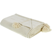 KAZY - Bedsprei - Beige - 220 x 240 cm - Chenille