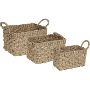 HOIAN - Manden set van 3 - Natuurlijk - Zeegras