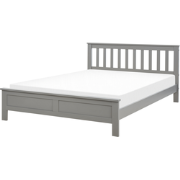 MAYENNE  - Tweepersoonsbed - Grijs - 140 x 200 cm - Dennenhout