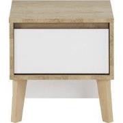 Nachtkastje met 1 lade Larvik - Gemaakt in Frankrijk