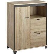 1 deur 2 lades opbergmeubel Mambo - Franse makelij