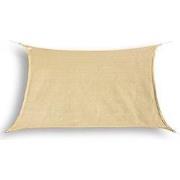 hanSe® Schaduwdoek Rechthoek Waterdoorlatend 3x5 m Zonnedoek Zand