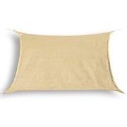 hanSe® Schaduwdoek Rechthoek Waterdoorlatend 2,5x4 m Zonnedoek Zand