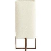 Tafellamp Wyn - Crème - 21.5x21.5x50.5cm