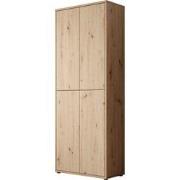 Meubella - Schoenenkast Amber - Eiken - 75 cm