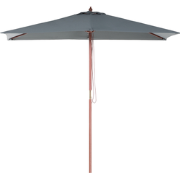 FLAMENCO - Parasol - Donkergrijs - 195 cm - Polyester