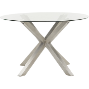 MALETTO  - Tuintafel - Zilver -  120 cm - Roestvrijstaal