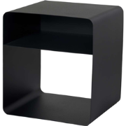 Bijzettafel met 2 nissen, waarvan 1 gesloten H50 cm - ELLA