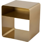 Bijzettafel met 2 nissen, waarvan 1 gesloten H50 cm - ELLA