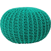 CONRAD - Poef - Smaragdgroen - 50 cm - Katoen