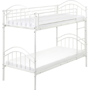 CHARTRES - Stapelbed - Wit - 90 x 200 cm - Metaal