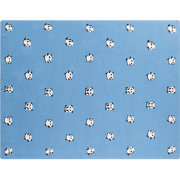 TALOKAN - Kinderdeken - Blauw - 130 x 170 cm - Katoen