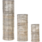 ROVARE - Kandelaar - Lichte houtkleur - Populierhout