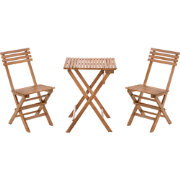 SOLAROLO - Bistroset - Bruin - Gecertificeerd acaciahout