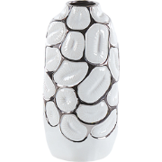 CENABUM - Decoratieve vaas - 28 cm - Wit - Keramiek