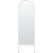 JARNAGES - Wandspiegel - Wit - 45 x 145 cm - Ijzer