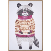 CAMPLI - Wanddecoratie - Grijs - Polyester