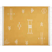 JALKINI - Plaid - Geel - 130 x 170 cm - Polyester