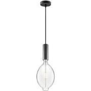 Home sweet home hanglamp Saga zwart Oval - helder