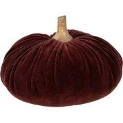 Clayre & Eef Decoratie Pompoen Rood Polyester