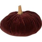 Clayre & Eef Decoratie Pompoen Rood Polyester