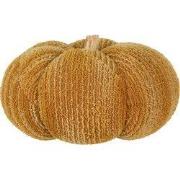 Clayre & Eef Decoratie Pompoen Geel Polyester