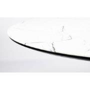 Housecraft Living Maru Eettafel Marmerlook Rond 110 cm Wit