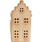 Clayre & Eef Decoratie Huis met LED Beige Porselein