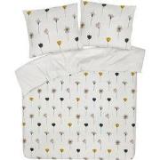 DoubleDry Dekbedovertrek My Design 100% katoen - Eenpersoons 140x200 c...