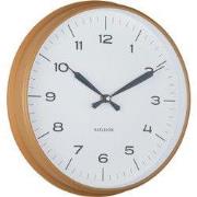 Wandklok Modern Factory - Okergeel - Ø30cm