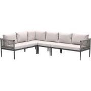 Teramon hoekset - 4-dlg. - carbon black - taupe - desert sand