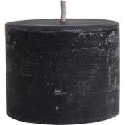 PTMD Kaars New Rustic Outdoor - 15x15x12 cm - Parrafin - Antraciet