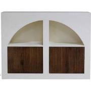 Dressoir Mangohout - Beton Ciré - 120x40x90cm - Miné