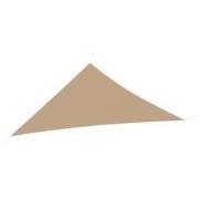 hanSe® Schaduwdoek Driehoek 90° Waterdoorlatend 4x5x6,8 m Zand