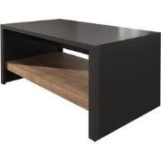 Meubella - Salontafel Monaco - Eiken - Grijs - 120 cm