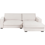 RENDERS - Hoekbank - Lichtbeige - Linkszijdig - Polyester