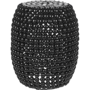 UHANA - Bijzettafel - Zwart - Synthetisch materiaal