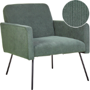 NARKEN - Fauteuil - Donkergroen - Corduroy