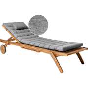 CESANA PREMIUM - Ligstoel - Grijsmelange - Acaciahout