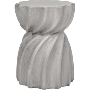 ALGUA - Bijzettafel - Grijs - Lichtbeton