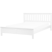 MAYENNE  - Tweepersoonsbed - Wit - 140 x 200 cm - Dennenhout