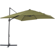 MONZA II - Zweefparasol - Olijfgroen - Polyester