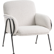TRYSNES - Fauteuil - Beige - Polyester